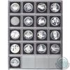 Image 1 : RCM Issue: 1991-2007 Canada Proof Commemorative Silver Dollar (missing 2006). Each coin comes displa