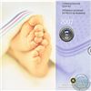 Image 1 : RCM Issue: 2007 Canada Commemorative Baby 7-coin Gift Set with Baby Rattle 25-cent