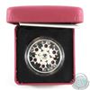 Image 1 : RCM Issue: 2008 Canada $20 Amethyst Crystal Snowflake .9999 Fine Silver coin. (Tax Exempt)