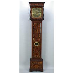 A LATE 17TH CENTURY ENGLISH LONGCASE CLOCK BY CHRISTOPHER GOULD OF LONDON, the eight day striking...