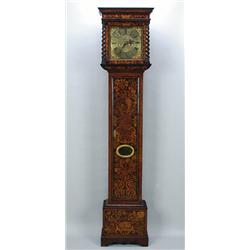 A LATE 17TH CENTURY ENGLISH LONGCASE CLOCK BY CHRISTOPHER GOULD OF LONDON, the eight day striking...