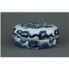 Image 1 : Chinese BW Dragon Round Porcelain Box