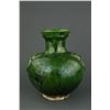 Image 1 : Tang Style Chinese Green Vase with Dragon Handles