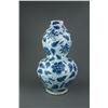 Image 3 : Chinese Large B&W Double Guard Ming Type Vase