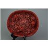 Image 4 : Chinese Cinnabar Lacquer Carved Grape Plate