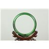 Image 1 : Siberian Grade A Green Jade Bangle