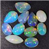 Image 1 : Natural Multi Color White Opal 12.16 carats