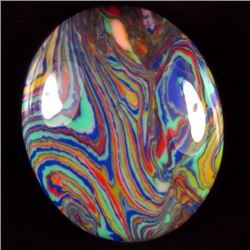 Natural Rainbow Calsilica Cab Gem 16.15 carats