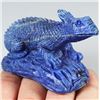 Image 2 : HandCarved Natural Lapis Lizard