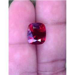 Full Fire Red Cushion Garnet 6.50 Carats
