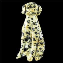 Natural Petrified Coral Hand Carved Bead