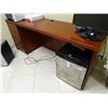 Image 2 : Burl Mica Desk w/Credenza