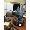 Image 1 : "Marlin On The Hook" Art Metal Fountain w/Marble Base by Adomond