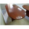 Image 1 : Mahogany Oval Small Conference Table