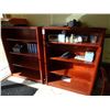 Image 1 : 2 Mahogany Book Shelf - 2 Times the Money