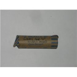 ROLL OF LIBERTY HEAD "V" EARLY NICKELS *40 TOTAL UNSEARCHED MIXED* ROLL CAME OUT OF SAFE DEPOSIT BOX