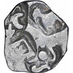 Punch Marked Silver Half Karshapana Coin of Kosala Janapada.
