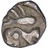 Image 1 : Punch Marked Silver Half Karshapana Coin of Surasena Janapada.