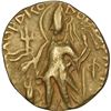 Image 1 : Gold Dinar Coin of Kushan Dynasty of Vashishka.