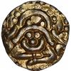 Image 1 : Based Gold Four & Half Masha Coin of Gangeya Deva of Kalachuris of Tripuri.