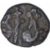 Image 1 : Silver Fanam Coin of Kampilideva of Kingdom of Kampili of Vijayanagara Empire.