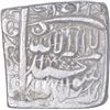 Image 1 : Silver Square One Rupee Coin of Akbar of Fathpur Dar Ul Sultanat Mint.