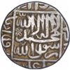Image 1 : Unlisted type Silver One Rupee Coin of Akbar of Ahmadabad Mint.