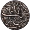 Image 2 : Silver One Rupee Coin of Akbar of Allahabad Mint.