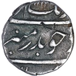 Silver Half Rupee Coin of Aurangzeb.