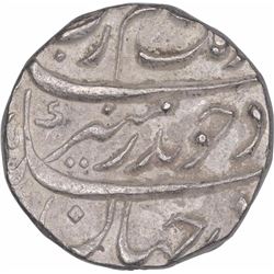 Silver One Rupee Coin of Aurangzeb Alamgir of Alamgirpur Mint.