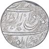 Image 2 : Silver One Rupee Coin of Aurangzeb Alamgir of Bijapur Dar ul Zafar Mint.