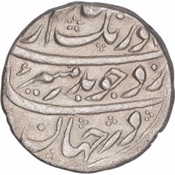 Silver One Rupee Coin of Aurangzeb Alamgir of Junagarh Mint.