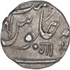 Image 2 : Silver Half Rupee Coin of Anand Rao of Ahmadabad Mint of Baroda State.