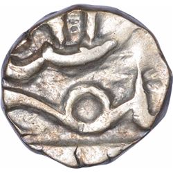 Silver Quarter Rupee Coin of Madho Rao II of Bhilsa Mint of Gwalior.