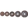 Image 1 : Set of Five Copper Kori Coins of Vijayrajji of Kutch State.