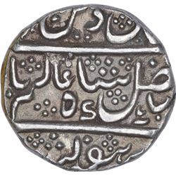 Silver One Rupee Coin of Krishnaraja Wadeyar III of Mahisur Mint of Mysore State.