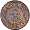 Image 1 : Bronze One Twelfth Anna Coin of King Edward VII of Calcutta Mint of 1910.