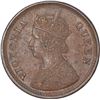 Image 2 : Copper Half Pice Coin of Victoria Queen of Calcutta Mint of 1862.