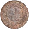 Image 1 : Copper Half Pice Coin of King Edward VII of Calcutta Mint of 1905.