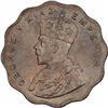 Image 2 : Cupro Nickel One Anna Coin of King George V of Calcutta Mint of 1927.
