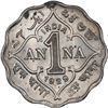 Image 1 : Cupro Nickel One Anna of King George V of Calcutta Mint of 1929.