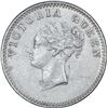 Image 2 : Silver Two Annas Coin of Victoria Queen of Calcutta Mint of 1841.