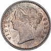 Image 2 : Silver Two Annas Coin of Victoria Queen of Calcutta Mint of 1841.