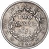 Image 2 : Silver Two Annas Coin of Victoria Queen with V Raised in1841.