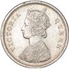 Image 2 : Silver Two Annas Coin of Victoria Queen of Bombay Mint of 1874.