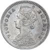 Image 2 : Silver Two Annas Coin of Victoria Empress of Calcutta Mint of 1885.