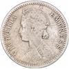 Image 2 : Rare Silver Quarter Rupee Coin of Victoria Empress of Calcutta Mint of 1882.