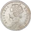 Image 2 : Silver Quarter Rupee Coin of Victoria Empress of Calcutta Mint of 1889.