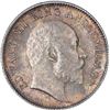 Image 2 : Silver Quarter Rupee Coin of King Edward VII of Calcutta Mint of 1908.