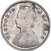 Image 2 : Silver Half Rupee Coin of Victoria Empress of Calcutta mint of 1897.